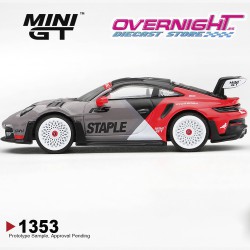 Mini GT Porsche 911 992 GT3 RS Staple X Inozetek 2025 - Escala 1/64 - MGT01353-L