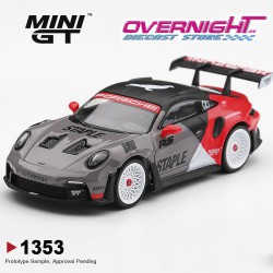 Mini GT Porsche 911 992 GT3 RS Staple X Inozetek 2025 - Escala 1/64 - MGT01353-L