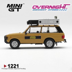 Mini GT Land Rover Range Rover Camel Trophy K.Stoppa A.Valldorf Sumatra 1981 Escala 1/64 MGT01221-L