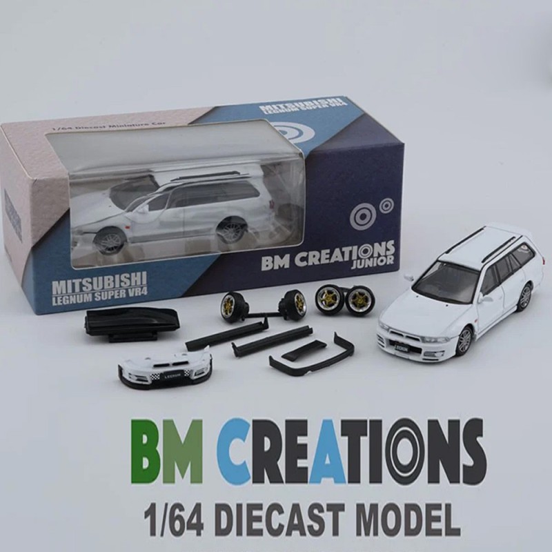 Mitsubishi Legnum Super Vr4 LHD – Blanco - Escala 1/64 – BMCreations