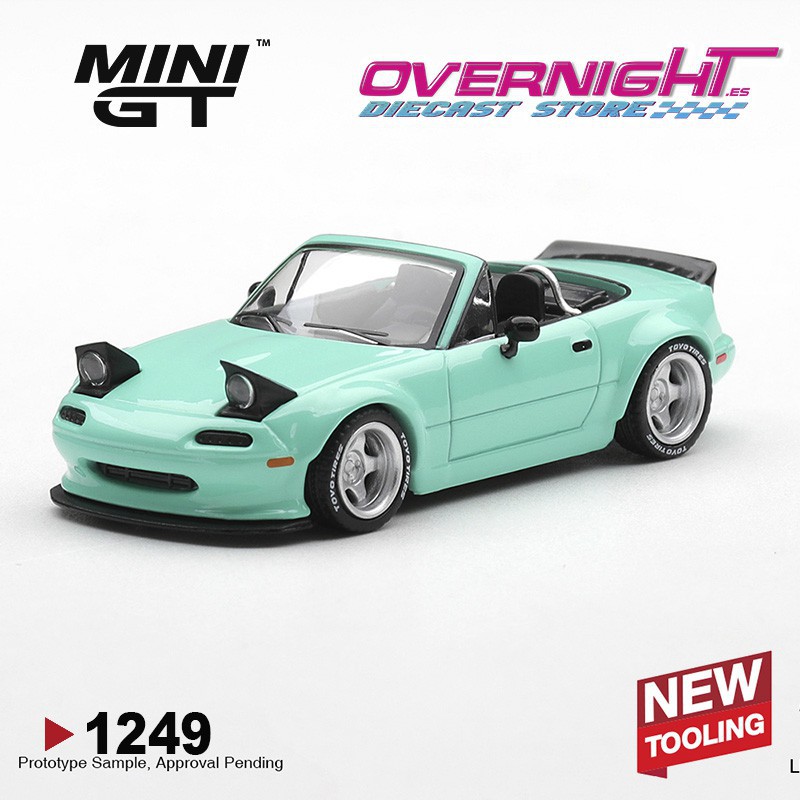 Mazda Mx5 (Na) Pandem Body Kit Mint Green 2026 - Escala 1/64 - MGT01249-L