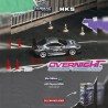 Tarmac Works Toyota GR86 gris presentado en lata HKS Escala 1/64 T64G-038-GY