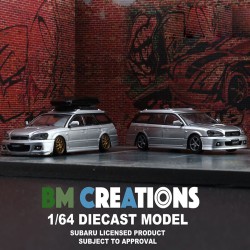 Subaru 2002 Legacy E-Tune LHD – Plata – Escala 1/64 – BMCreations