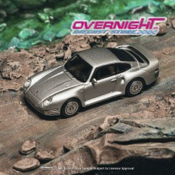 Tarmac Works Porsche 959 Silver 1989 Escala 1/64 T64G-068-SL