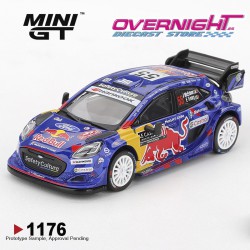 Mini GT Ford Puma Rally1 N55 M-Sport Ford Rally Monte-Carlo 2025 Escala 1/64 MGT01176-L