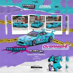 Tarmac Works Skyline R32 Widebody - Designed by Jon Sibal Sulley Monstruos SA - Escala 1/64 T64G-061-SUL