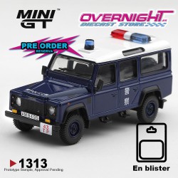 Mini GT Land Rover Defender 110 Royal HK Police Tai Po District HK Exclusive en Blister - 1/64 MGT01313-BL