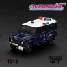 Mini GT Land Rover Defender 110 Royal HK Police Tai Po District HK Exclusive en Blister - 1/64 MGT01313-BL