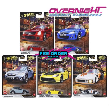 Hot Wheels Premium Boulevard 2026 Mix L pack de 5 coches Escala 1/64 GJT68-978L