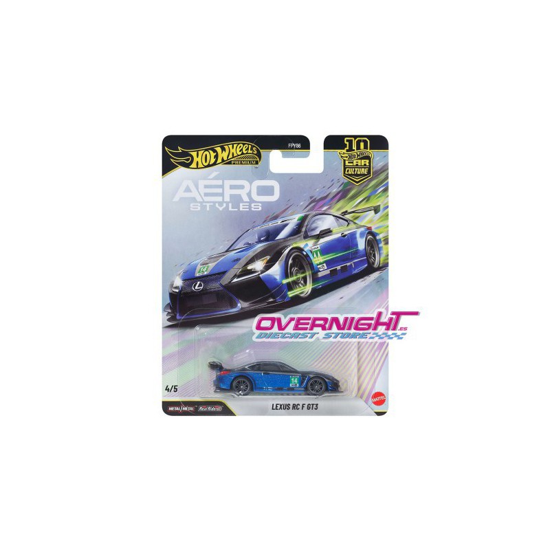 Hot Wheels Premium AeroStyles Lexus RC F GT3 Escala 1/64 JKF35