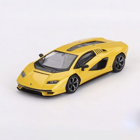 Lamborghini Countach Lpi 800-4 amarillo - Escala 1/64 – Mini GT 733