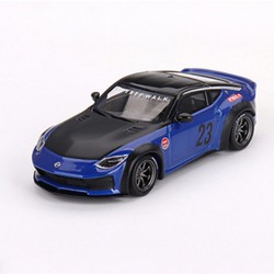 Nissan Z400 Lb Nation Works azul - Escala 1/64 – Mini GT 732