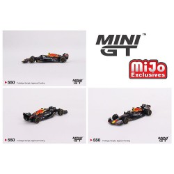 Oracle Red Bull Racing Rb18 2022 1 Max Verstappen 3rd Place Monaco Grand Prix - Escala 1/64 – Mini GT 550