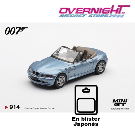 Mini GT BMW Z3 Goldeneye 007 Japanese Blister Packaging Escala 1/64 MGT00914-007J