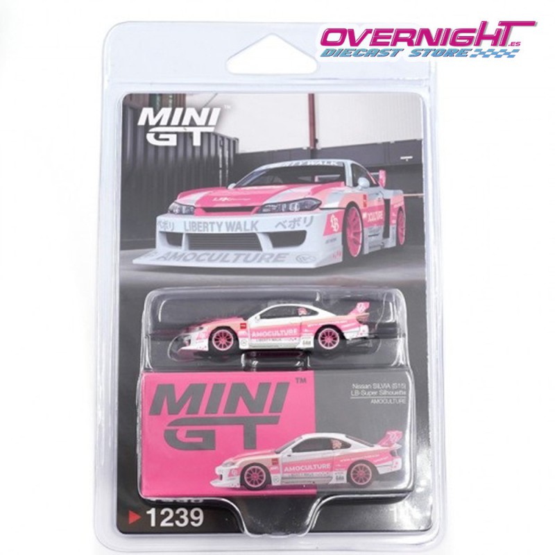 Mini GT Nissan Silvia (S15) Lb-Super Silhouette Amoculture 2026 en blister Escala 1/64 MGT01239-BL