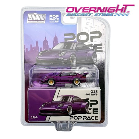 Pop Race Enigma Exclusive RWB 997 Purple Escala 1/64 PRE015
