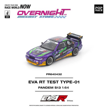 Pop Race Pandem S13 Eva RT Test Type-01 Escala 1/64 PR640432