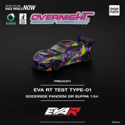 Pop Race Pandem GR Supra Eva RT Test Type-01 Goodride Escala 1/64 PR640311