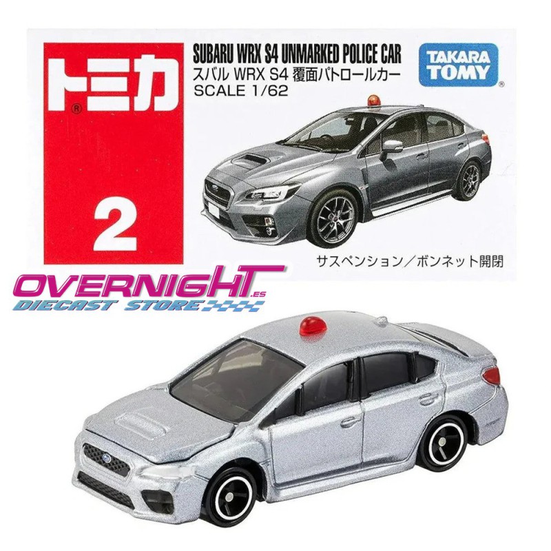 Tomica n.º 2 Subaru WRX S4 Unmarked Police Car | Overnight.es