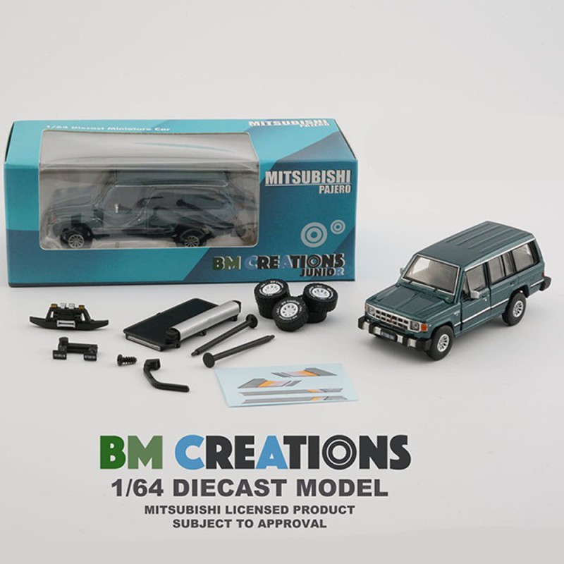 Mitsubishi 1st Gen Pajero 1983 Verde - Escala 1/64 – BMCreations