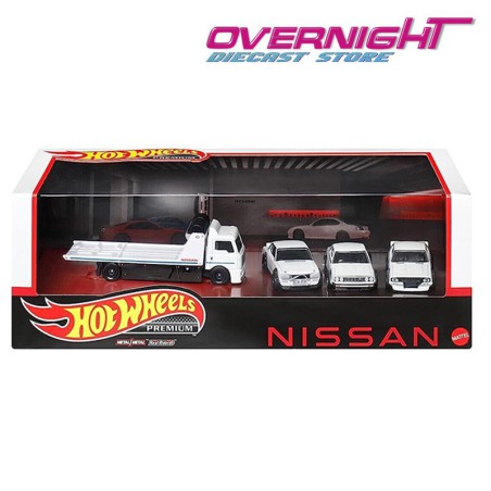 Hot Wheels Nissan Skyline GT-R Set Diorama premium