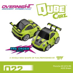 - PREORDER - Mini GT Qube Carz Porsche 911 (992) GT3 RS Acid Green 2026 – Blister QZ01101-BL