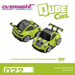 - PREORDER - Mini GT Qube Carz Porsche 911 (992) GT3 RS Acid Green 2026 – Blister QZ01101-BL