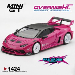 Mini GT Lamborghini Huracan Gt Lb★Works Ruby Purple 2026 - Escala 1/64 - MGT01424-L