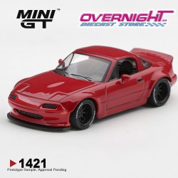 Mini GT Mazda Mx-5 (Na) Pandem Classic Red 2021 - Escala 1/64 - MGT01421-L