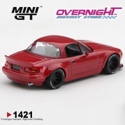 Mini GT Mazda Mx-5 (Na) Pandem Classic Red 2021 - Escala 1/64 - MGT01421-L