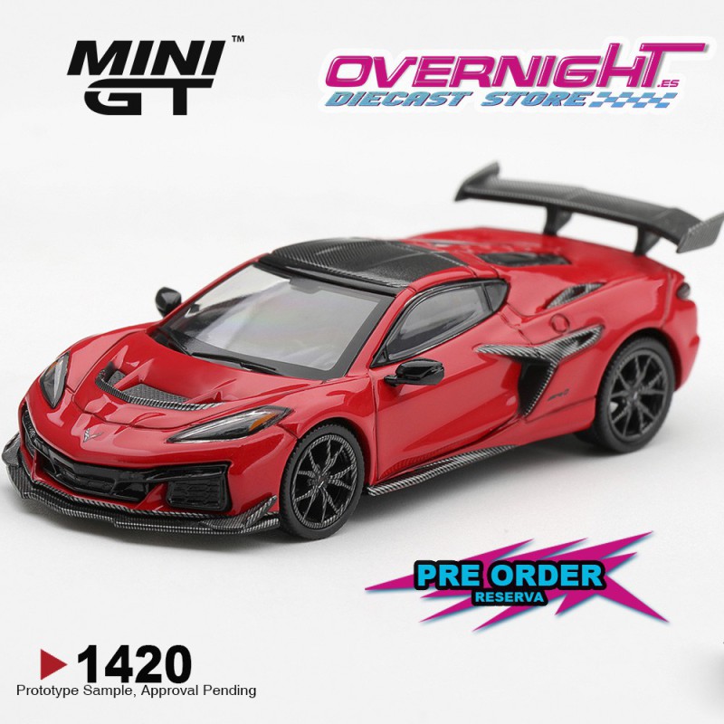 Mini GT Chevrolet Corvette Zr1 Torch Red 2028 - Escala 1/64 - MGT01420-L