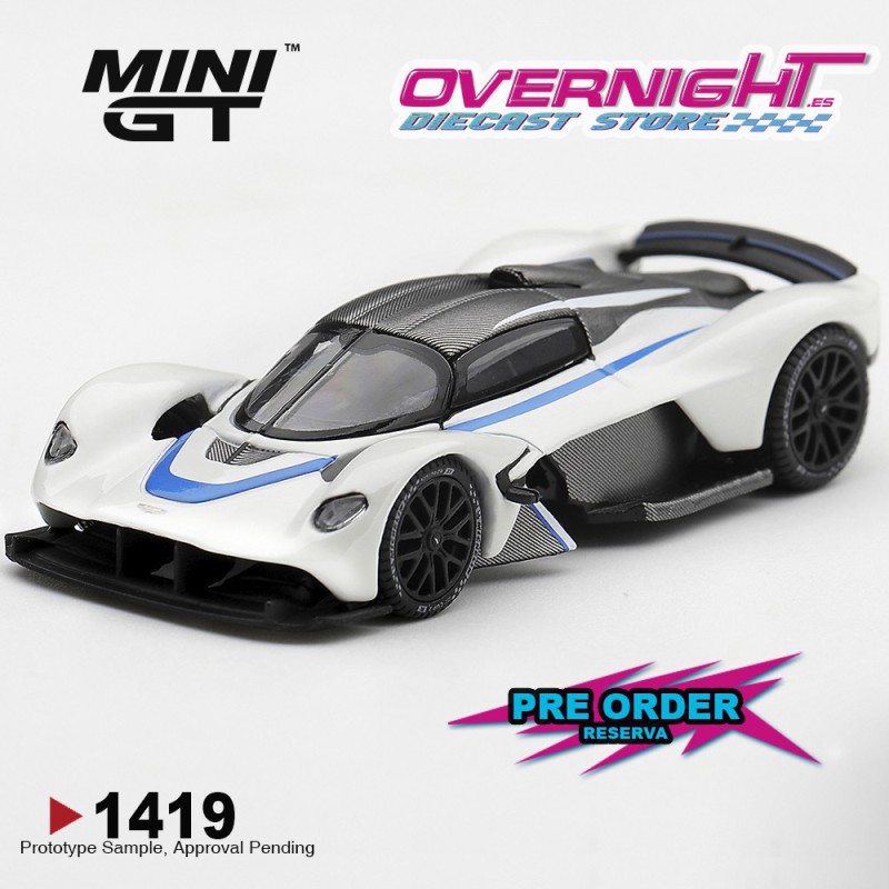 Mini GT Aston Martin Valkyrie Escaping White 2021 - Escala 1/64 - MGT01419-L