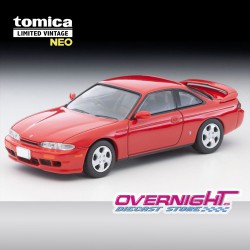 Tomicarama vintage 12a Daikoku Parking Area Mat A con Nissan Silvia Q's Aero Escala 1/64 TLV-Vintage12a