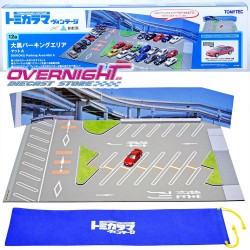 Tomicarama vintage 12a Daikoku Parking Area Mat A con Nissan Silvia Q's Aero Escala 1/64 TLV-Vintage12a