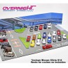 Tomicarama vintage 12a Daikoku Parking Area Mat A con Nissan Silvia Q's Aero Escala 1/64 TLV-Vintage12a