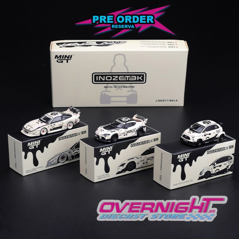 Mini GT INOZETEK x TBC Set 2026 Show Edition Set Escala 1/64 MGTS0028