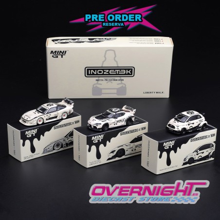 Mini GT INOZETEK x TBC Set 2026 Show Edition Set Escala 1/64 MGTS0028