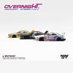 Mini GT INOZETEK x Liberty Walk R32 Set 2026 Show Edition Set Escala 1/64 MGTS0027
