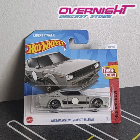 Hot Wheels Nissan Skyline 2000GT-R LBWK Then And Now 2024-191