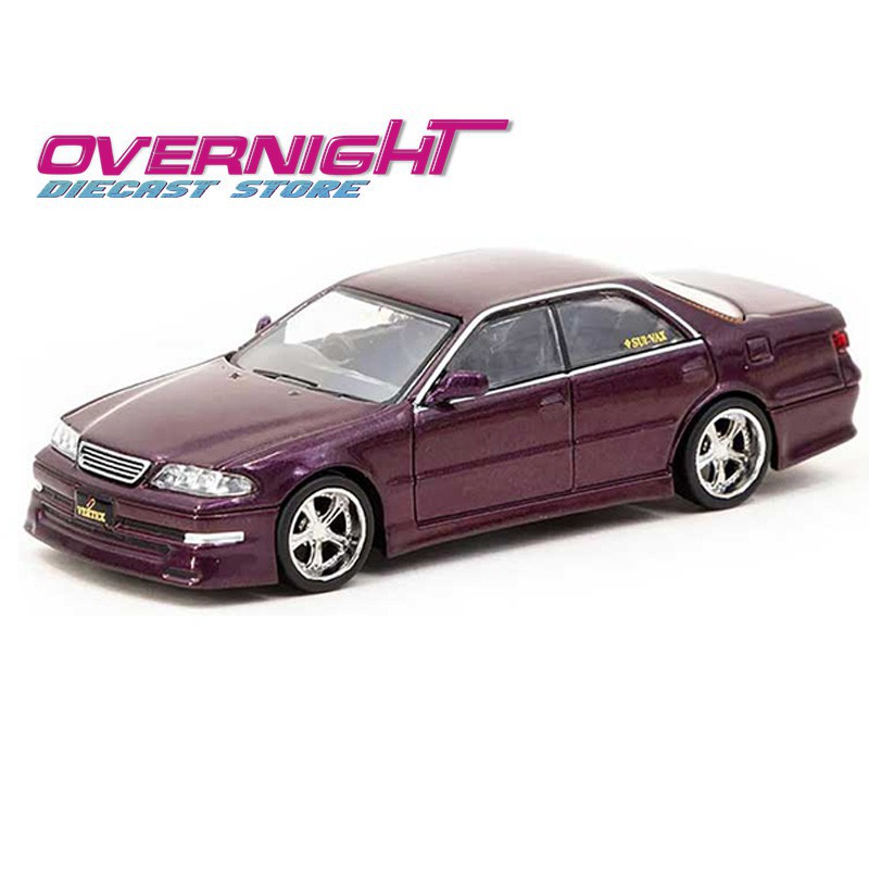 Vertex Toyota Mark II Jzx100 purple metallic – Tarmac Works escala 1/64