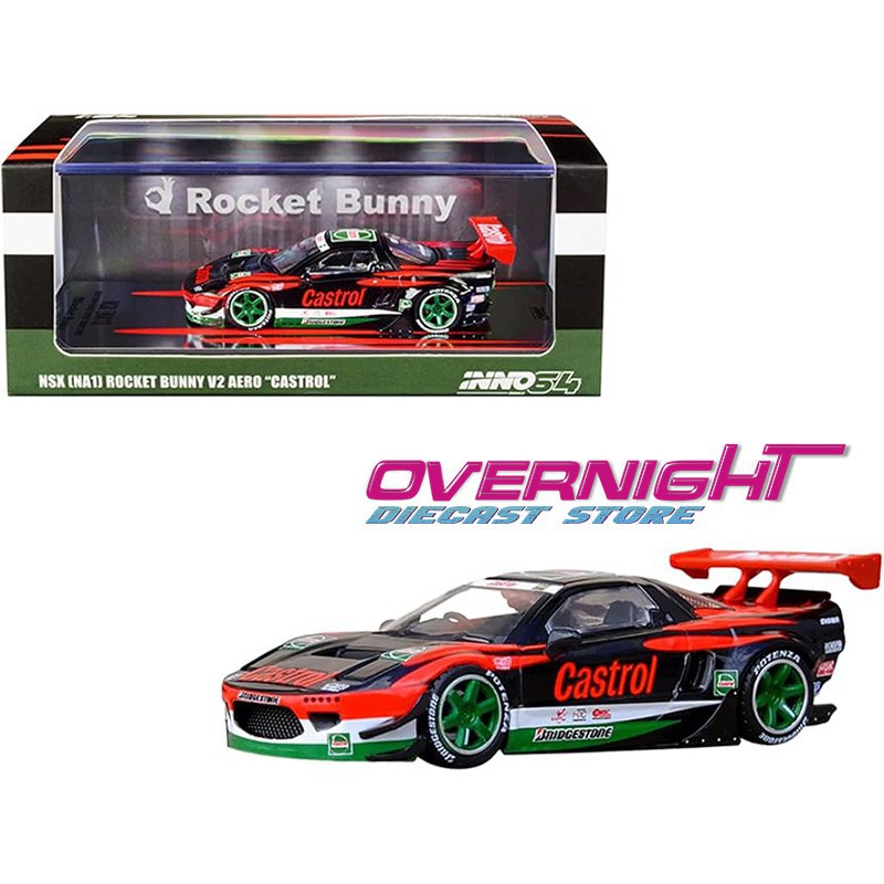 Nsx Na1 Rocket Bunny V2 Aero - Castrol - Inno64 escala 1/64 Honda Acura