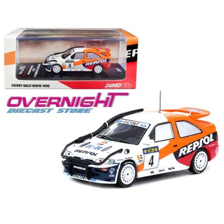 Ford Escort RS Cosworth – Repsol n4 C. Sainz/L. Moya Safary Rally Kenya - Inno64 escala 1/64