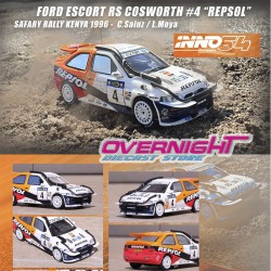 Ford Escort RS Cosworth – Repsol n4 C. Sainz/L. Moya Safary Rally Kenya - Inno64 escala 1/64