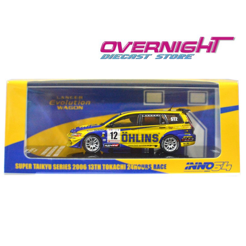 Mitsubishi Lancer Evolution IX Wagen n12 Ohlins Super Taikyu  – Inno64 escala 1/64