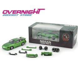 Nissan 180sx prs13, metallic green  – BMCreations – Escala 1/64