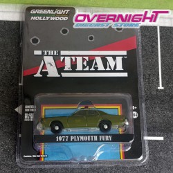 Greenlight Plymouth Fury U.S. Army Police Equipo A - escala 1/64 Hollywood series