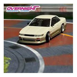 Vertex Nissan Silvia S13 blanco y dorado – Tarmac Works TC-T64G-025-WH