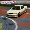 Vertex Nissan Silvia S13 blanco y dorado – Tarmac Works TC-T64G-025-WH