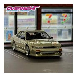 Vertex Nissan Silvia S13 blanco y dorado – Tarmac Works TC-T64G-025-WH