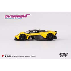 2023 Aston Martin Valkyrie Aston Martin Yellow – Mini GT MGT00744